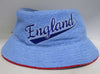 Retro "England" Terry Towelling Bucket Hat